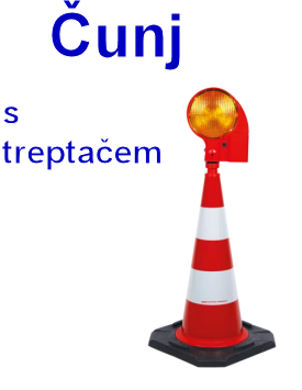 Čunj s treptačem
